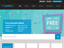 Tablet Screenshot of in2hosting.com